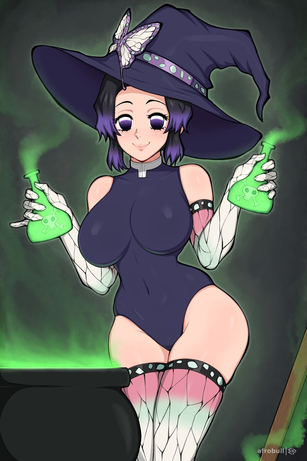 Afrobull HalloweeShinobu DemoSlayer